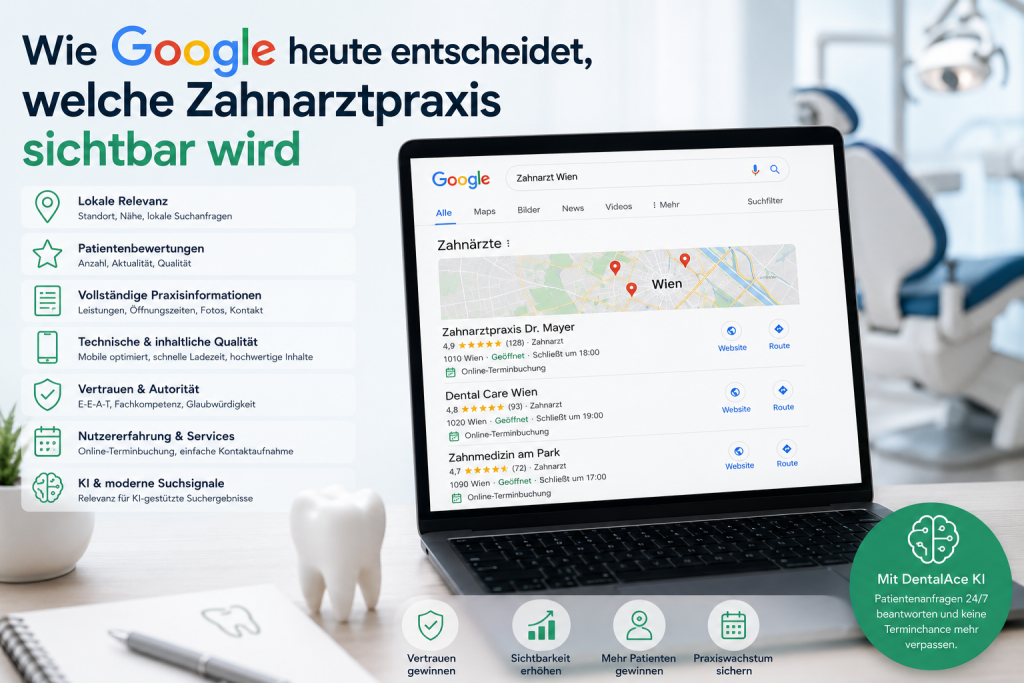 Google für die Zahnarztpraxis