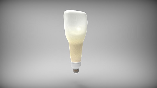 An illuminating dental implant