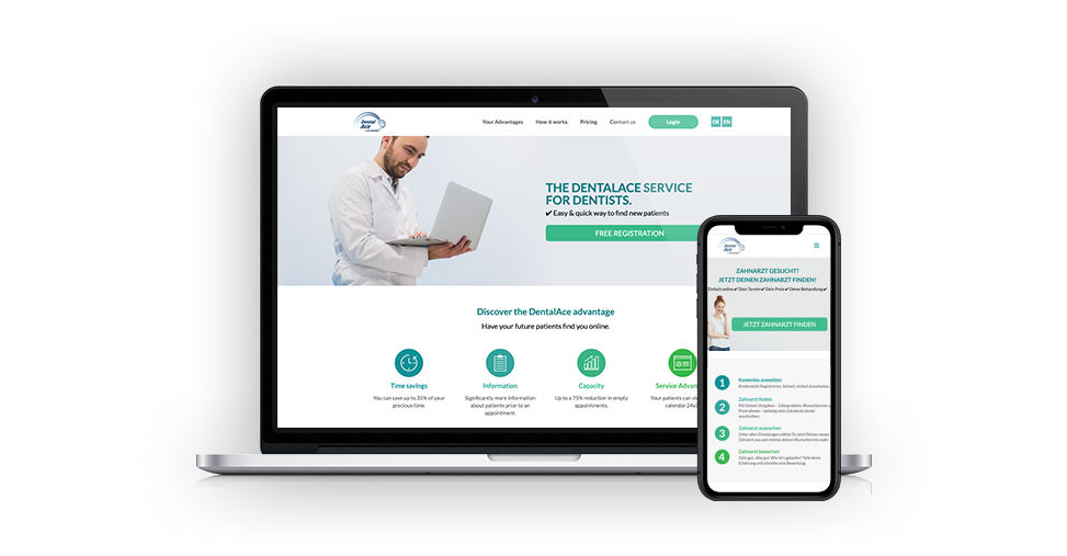 DentalAce Web Development: Your Modern Practice Website